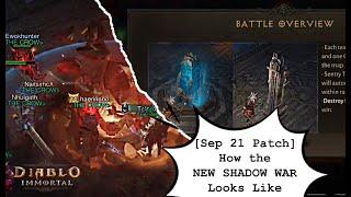 How the NEW SHADOW WAR Looks Like: 21 SEP 2023 Playthrough | Diablo Immortal