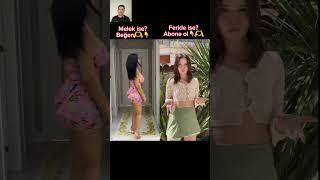 Kim iyi Yapmış? Melek Azad Feride Özdinç Yeni TikTok Dans Videosu move ya bodynina sky dance #shorta