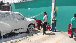 Espumadora para autolavado, tanque de espuma activa, Espumador, car wash, foambooster, thunderwash.