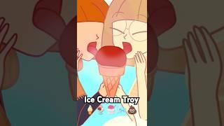 Ice Cream Troy #animation #cartoon #comedy #jokes #laugh #humor #funny #haha #eating #relax