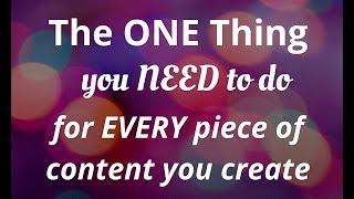 The #1 Content Strategy Tip! Don't Create Content Without Watching This!!