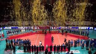 Церемония награждения Чемпионата Европы 2013 по волейболу. Сборная России - Чемпион!