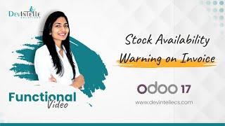 Stock Availability Warning on Invoice in Odoo | #odoo17