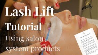 Lash Lift With Salon System Products