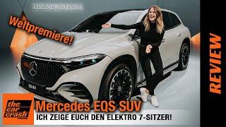 Mercedes EQS SUV im Test (2022) Können Tesla Model X und BMW iX noch mithalten?! Review | 7-Sitzer