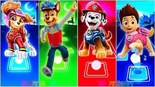 PAW Patrol - Ryder  Chase  Skye  Rubble  Marshall  Tiles Hop EDM Rush