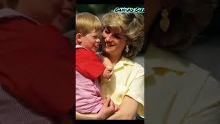 Princess diana with prince harry #princess #royalfamily #diana #mother
