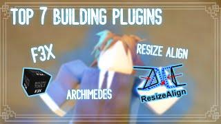 TOP 7 BUILDING PLUGINS YOU MUST USE! Roblox Studio