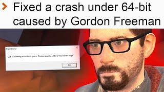 they PATCHED Gordon Freeman from TF2 