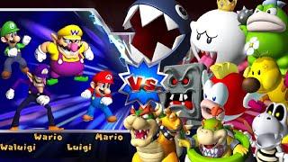 Mario Party 9 - Boss Rush Challenge - All Boss Battles (Master Difficulty)