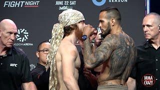 UFC Saudi Arabia: Shara Magomedov vs. Antonio Trocoli weigh in Face off