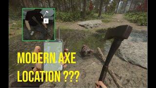 [Son of the Forest] Where to find Modern Axe???