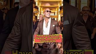 Have you noticed Dwayne Johnson's bodyguards? They must follow these 3 rules, and the last one is