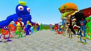 ALL ROBLOX RAINBOW FRIENDS VS ALL POPPY PLAYTIME In Garry's Mod!