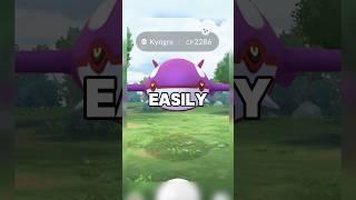 How To EASILY BEAT KYOGRE! #pokemongo