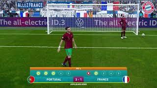 PES 2021| C.Ronaldo vs Mbappe - Portugal vs France | Penalty Shootout | Gameplay PC