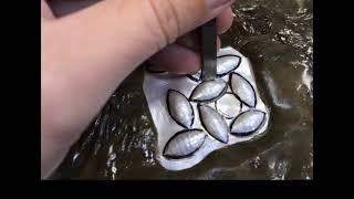 The multi-day making of a silver brooch in 30 seconds