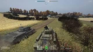 Russian Medium Tank T-34 Vs German Heavy Tanks  Gameplay