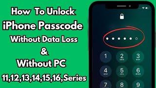 How To Fix Unlock Your iPhone Passcode Without Data Loss! Without PC! Easy Method For 2024