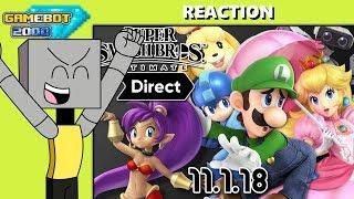 GameBot Reacts - Super Smash Bros. Ultimate Direct 11.1.18