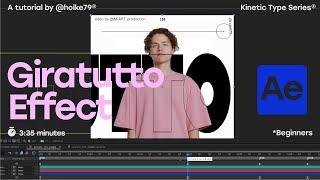 Kinetic Type Series® - Giratutto - After Effects *Intermediate level*