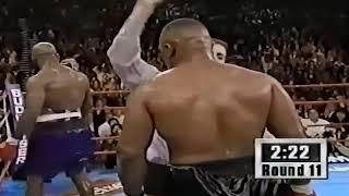 Holyfield, Tyson'ı indiriyor (Ağırsıklete böyleleri bir daha gelmedi)