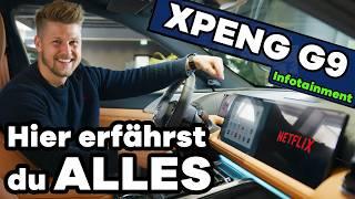 XPENG G9 Infotainment-KOMPLETTCHECK: Entertainment über DYNAUDIO, Beifahrer-Display, verfügbare Apps