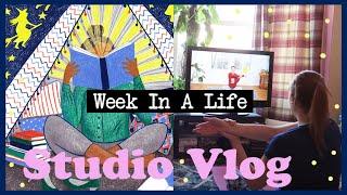 STUDIO VLOG 001 | Follow My ILLUSTRATION Journey - Weekly Vlog In My Art Studio