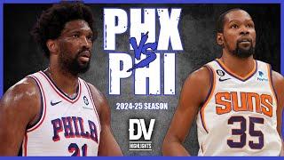 Suns vs 76ers Full Game Highlights | Jan 06 | 2025 SEASON