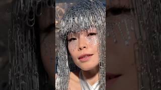 Made a paperclips wig  #theolesia #paperclipswig #diyfashion
