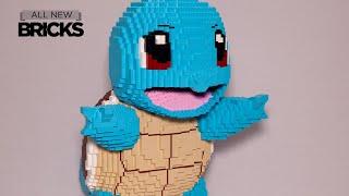 Life-Size Lego Pokemon Squirtle by Bricker Builds Hydro Turtle Speed Build