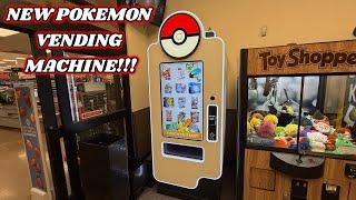 I visited the NEW POKEMON TCG VENDING MACHINE in my area!! (pokemon card hunting)