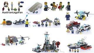 All Lego City Police / Prison Island Sets 2016 - Lego Speed Build Review