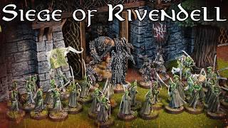 Siege Of Rivendell! Mega Battle Report ~ Middle Earth SBG