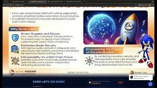 Get Paid instantly in Bitcoin with Web3 Sonic!  2 Smart Contracts with repeating residual incoome!