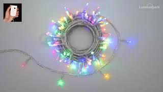Catena Smart Connect, 10 metri, multicolor, cavo trasparente (cod. 56213)