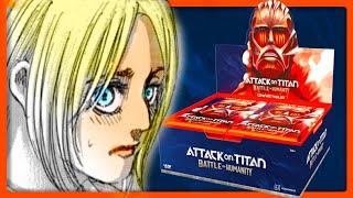 Attack on Titan MANGA joins UniVersus CCG!! - Battle For Humanity Box Opening