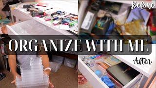 2021 DESK ORGANIZATION & DECLUTTER (Spring organization)