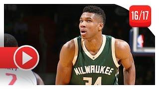 Giannis Antetokounmpo Full Highlights vs Wizards (2016.12.10) - 28 Pts, 13 Reb, 7 Ast