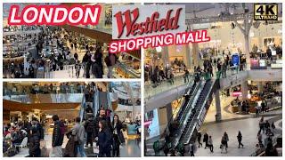 Westfield London Shopping ️ The UK’s Largest Shopping Mall /Walkthrough January 2024