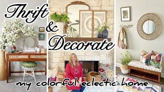 Thrift & Decorate My Colorful Eclectic Home: Anthropologie Inspired Secondhand Decor