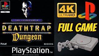 Deathtrap Dungeon | PS1 | 4K60ᶠᵖˢ UHD | Longplay Walkthrough Playthrough Full Movie Game