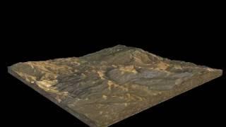 10 km2 terrain data blender