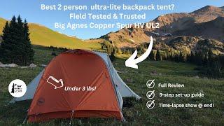 Big Agnes Copper Spur HV UL2- The "One" to get!