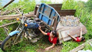 Poor Girl Picks Up Scrap | Girl Finds Large Sum of Money and Abandoned Vintage Cars in junkyard