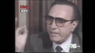 (1991). Pippo Baudo contro Claudio Fava: "Mi sono rotto i coglioni!".