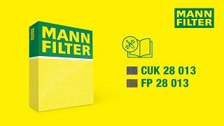 How to change a cabin air filter by MANN-FILTER | CUK 28 013 - FP 28 013