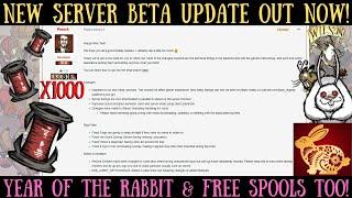 Server Beta Update Out Now! Year of The Rabbit & FREE SPOOLS Soon! - Don't Starve Together Guide