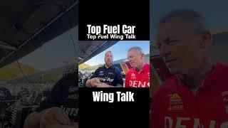Functions Top Fuel car wing w/ driver  @claymillican25 & car chief Jesse Snyder #race #racer #nhra