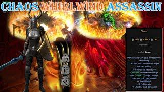 Diablo 2 Resurrected - Chaos Runeword Whirlwind Assassin Build Uber Tristram(85% Crushing Blow)